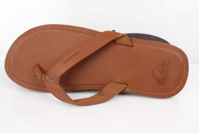 Quiksilver Men's Molokai Nubuck II Sandals Flip Flop Tan 3