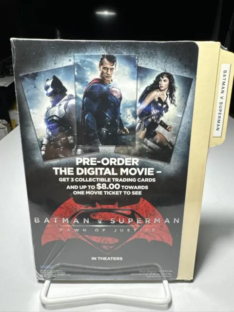 Vudu Batman V Superman Pre-order Collectible Trading Cards 2016 Sealed