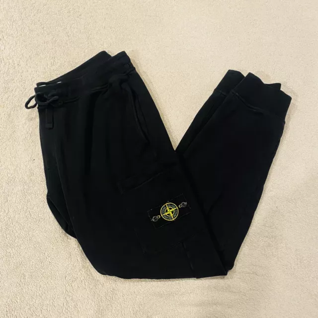 Stone Island Italy Black Sweatpants Men’s Size Large