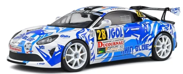 Alpine A110 Rally No 28 P Delecour Rally du Var 2021 1/18 - S1801624 SOLIDO