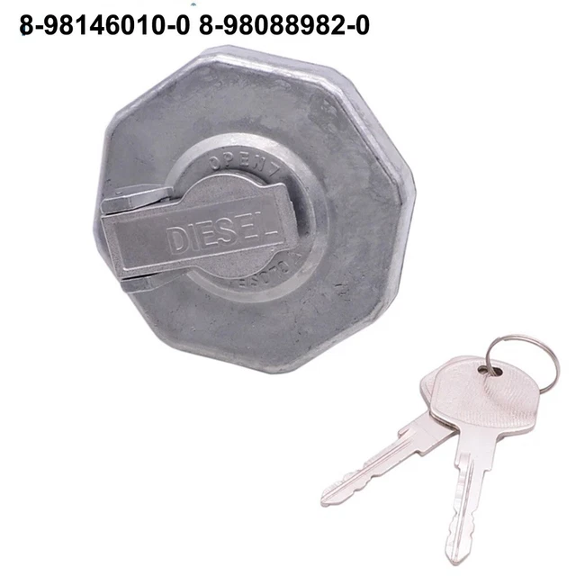 Pièce bouchon de carburant avec clé 8-98088982-0 8-98146010-0 8980889820 89814