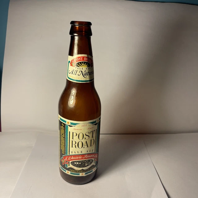 Vintage Glass Beer Bottle - Post Road Pale Ale