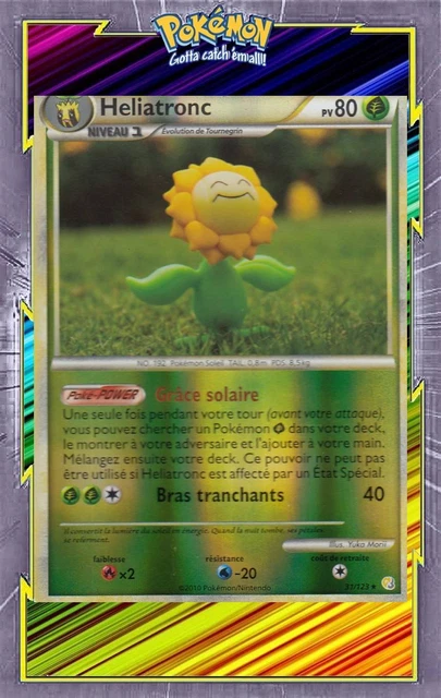Heliatronc Reverse-HS01:HeartGold SoulSilver-31/123-Carte Pokemon Français