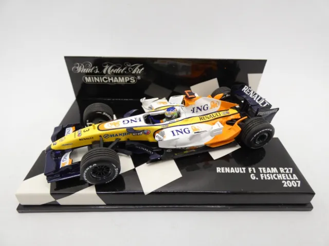 Renault F1 Team R27 Giancarlo Fisichella #3 2007 1/43 Minichamps F1 Formule 1