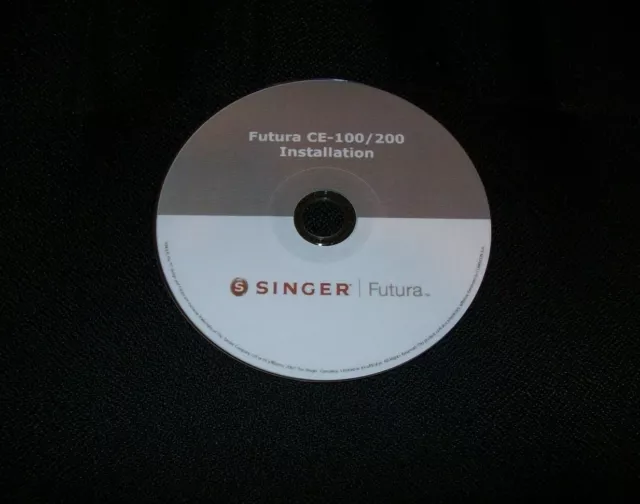 Software de instalación y operación Singer Futura CE 100/200 más actualización 2.5