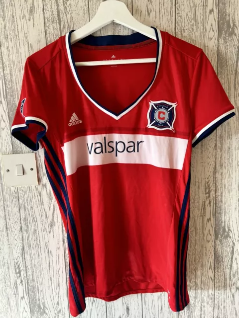 Adidas Chicago Fire 2016 Womens Home Shirt Size Large 2