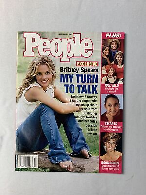 People Magazine September 2002 - Britney Spears Exclusive, Princess Diana