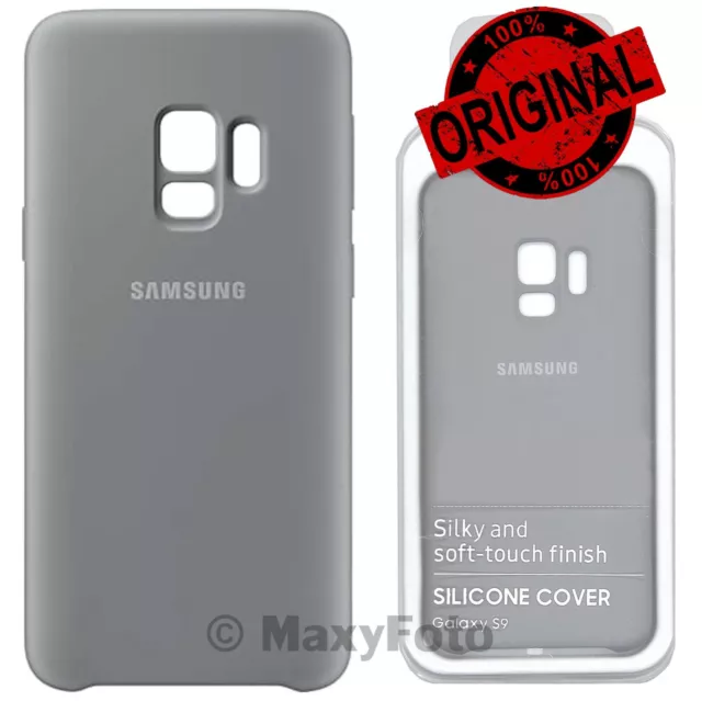 Samsung Custodia Ef-Pg960Tje Silicon Cover Case Originale Galaxy S9 G960 Grey