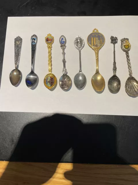 Spoons- collectors- from various countries. Most in good condition
