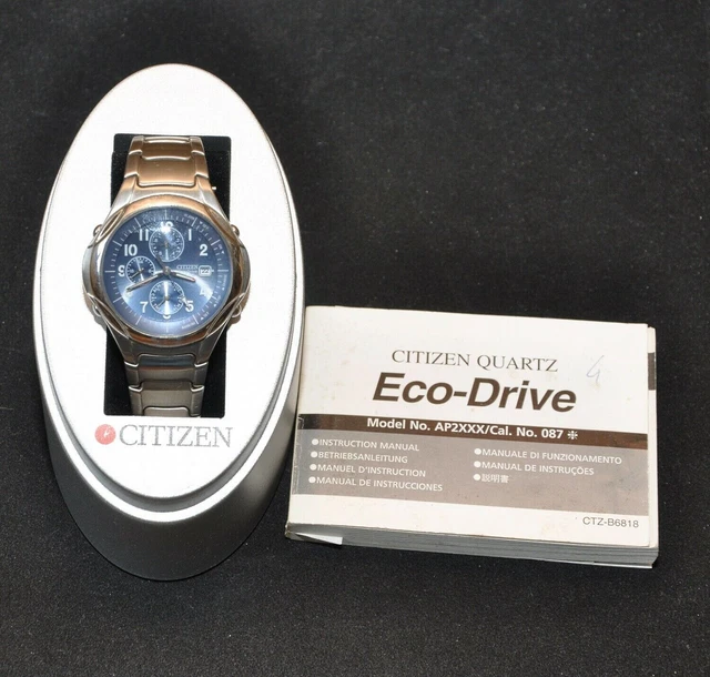Orologio Citizen Eco-Drive Da Uomo: Cassa In Acciaio, Quadrante Marrone E Cinturino In Pelle. Alimentato Dalla Luce, Senza Batteria. Stile Classico E Vintage.