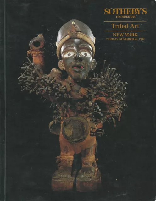 SOTHEBY’S TRIBAL ART OCEANIC AFRICAN MASK Auction Catalog 1992