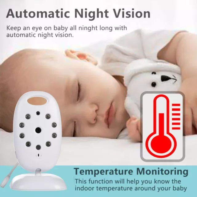 VB601 Nanny Camera Wireless Babysitter Camera Portable Video Baby Monitor  Home