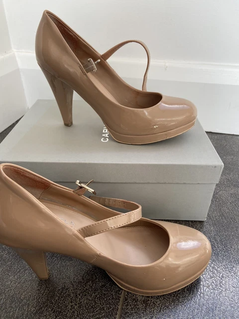 carvela nude heels