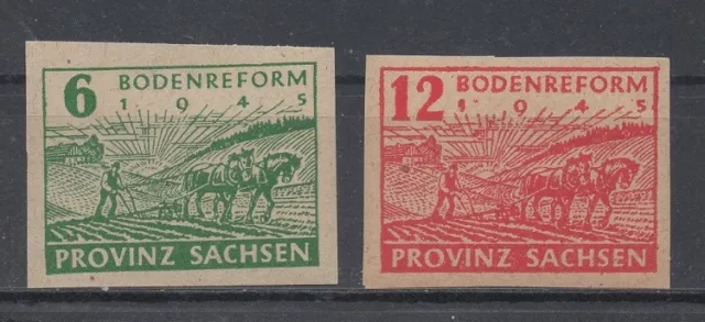 .SBZ-Provinz Sachsen 85 - 86  (Bodenreform) postfrisch