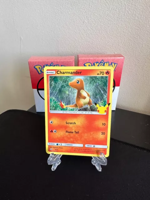 Pokemon McDonalds 2021 Charmander Non-Holo 25th Anniversary Promo Card 9/25
