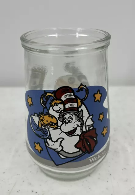 VTG 1996 The Wubbulous World of Dr. Seuss Welch's Jelly Jar # 6 Norval Cat Hat
