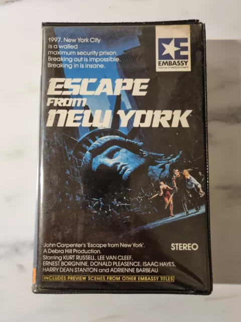 Escape From New York / L.A. DVD Lot of 2 Kurt Russell John Carpenter Tested