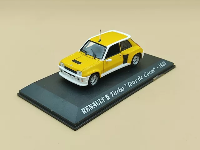 1/43 Renault 5 R5 Turbo "Tour de Corse" Jaune 1983 Universal Hobbies UH M6