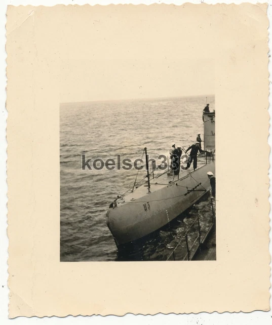 FOTO KRIEGSMARINE U Boot U 3 Juli 1938 Kommandant Kptl. ErnstGünter