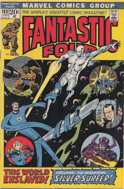 Fantastic Four (Vol. 1) #123 VG; Marvel | low grade - Galactus Silver Surfer Sta