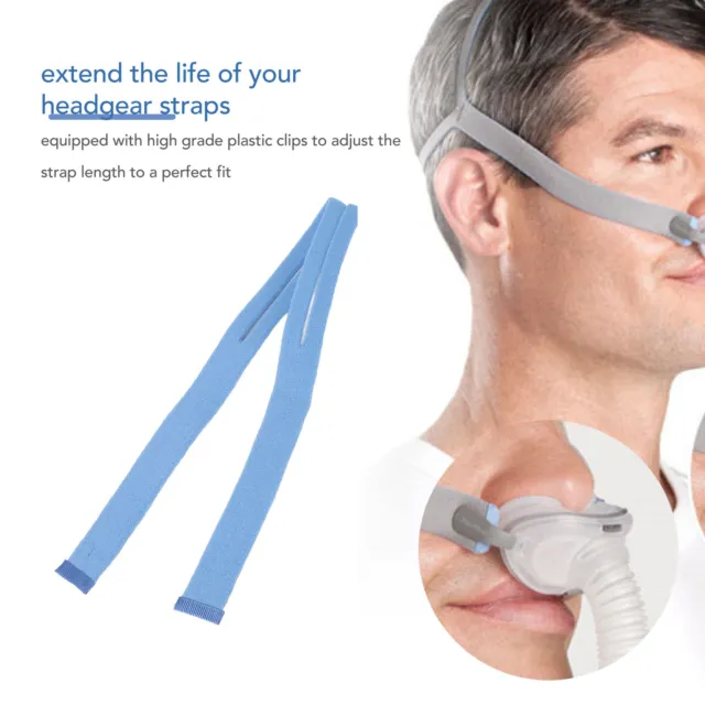 Cuscino nasale cinghia per copricapo macchina respiratrice maschera testa imbracatura sostituzione GSA