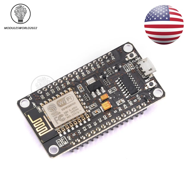 NODEMCU LUA V3 CH340G ESP8266 ESP-12E WIFI Lua Wireless Development ...