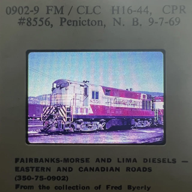 0902-9 FM / CLC H16-44, CPR #8556, Penicton, N. B. 9-7-69