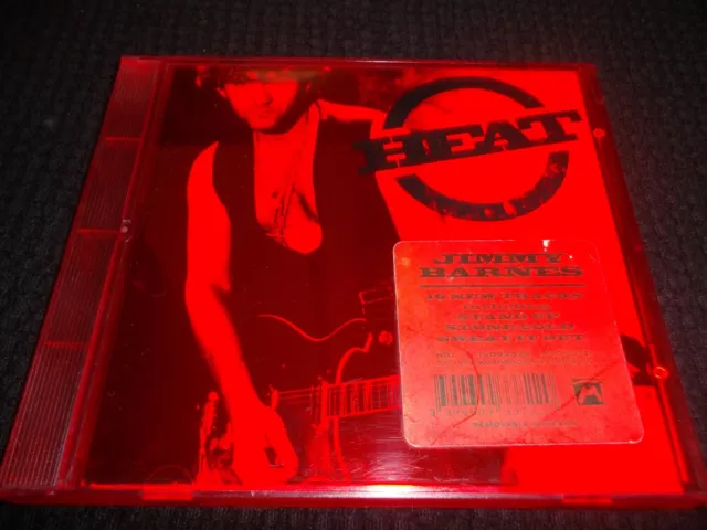 Jimmy Barnes - Heat - Cd - 1993 - Gold Disc + Translucent Red Jewel Case.