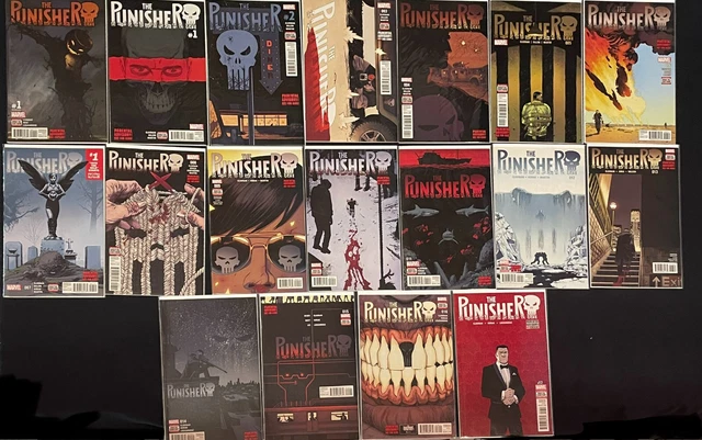 The Punisher Vol 11 2016 comic Lot + Annual! Lot of 28 1-17 + 218-228