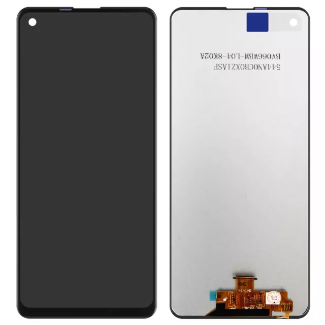 Blocco completo per Samsung A21s schermo LCD vetro touch compatibile nero