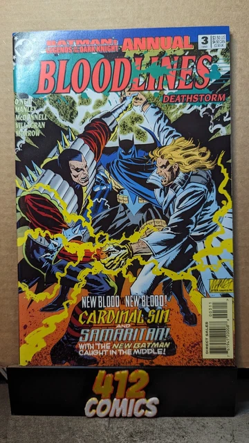 Batman: Legends of The Dark Knight Annual #3 - Bloodlines - DC -Combine Ship