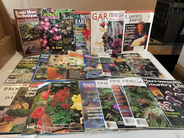 U6 Gardening Magazines Fine Gardening 1994, Birds & Blooms G3