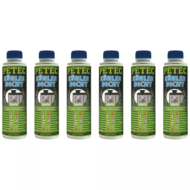 Petec 6x sigillante radiatore sigillante radiatore 250 ml