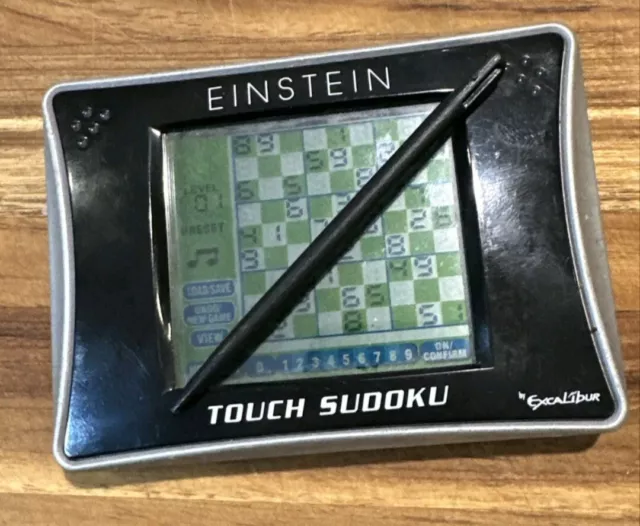 Electronic Handheld Einstein Brain Games Touch Sudoku Game FAST SHIP