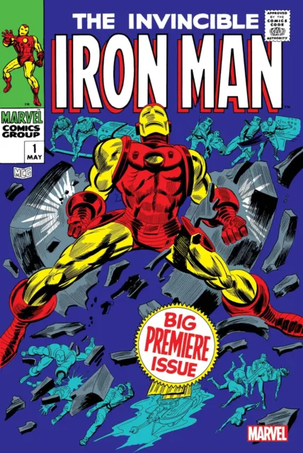 Invincible Iron Man #1 Facsimile Edition Nm Avengers Aim Tony Stark Marvel Comic