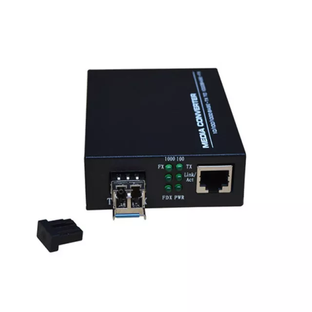 SFP 100/1000Mbps Fast Ethernet Media Converter- Dual Fiber Single mode 20Km 1PCS