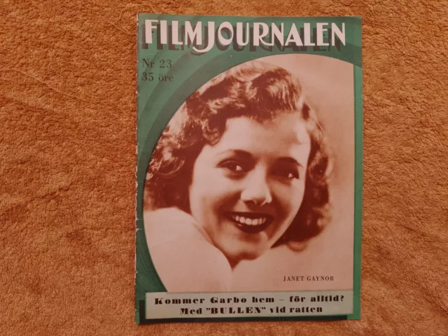 JANET GAYNOR COVER 1931 Greta GARBO Tallulah BANKHEAD W. HAINES Anna ...