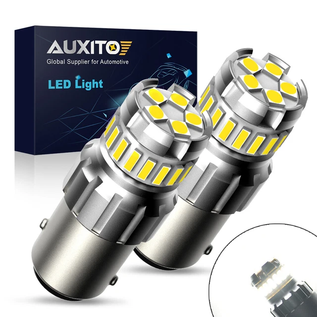 P21W 1156 7506 LED Daytime Running Light DRL Bulbs 6500K Cool White Bright 2F23S