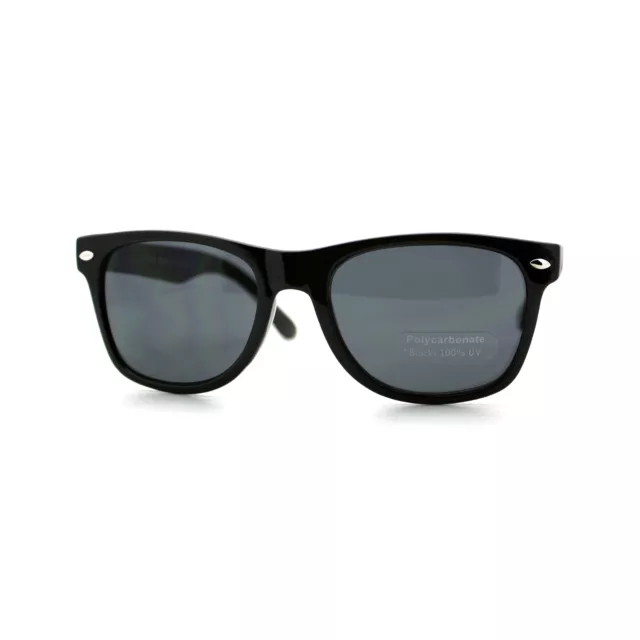 Kid's Sunglasses Black Stunna Shades Classic Cool Fashion Boys Girls