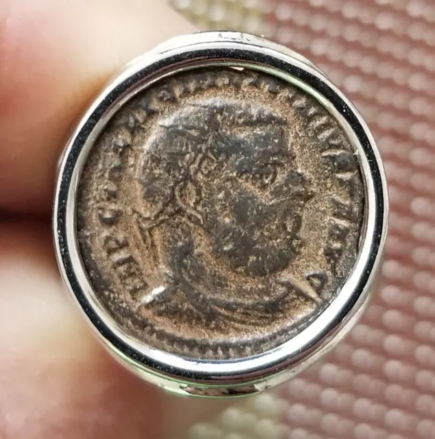 Authentic Ancient Roman Imperial Coin of Emperor Licinius Ring