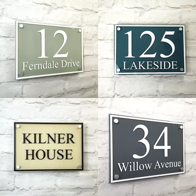 Large Traditional House Number Signs /Address Plaques Property Name plate A4