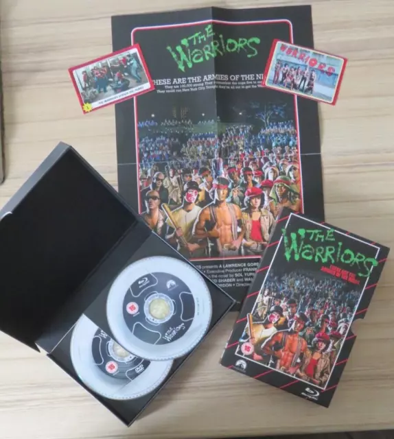 The Warriors Bluray/Dvd Box Set, Retro Vhs Packaging,Poster,Trading Card,Sticker