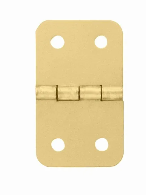 6086 3/4" x 1 1/4" Brass Plate Butt Hinge (10pcs.) "FREE SHIPPING"