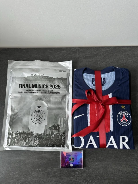 Coffret Collector PSG 31 Mai - Maillot Nike Taille L Numéroté /500 - Saison 2024-2025