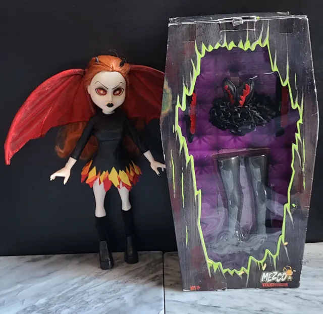 Living Dead Dolls Fashion Victims S2 Inferno 2004 Rare Wings Goth Monster Devil