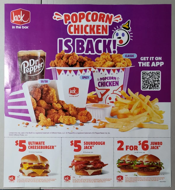 Jack in the Box Restaurant Coupons - Expires 04/24/2023