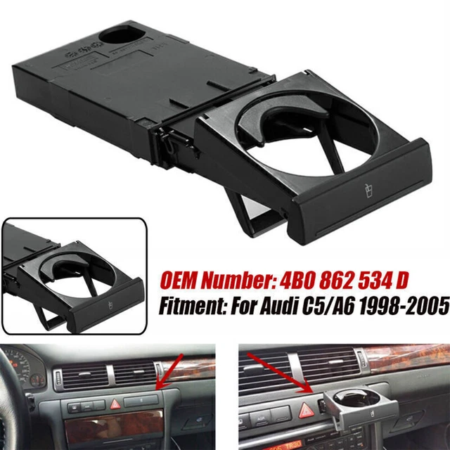 Bnwoinb Porte-Gobelet Étendu Pliant Pour Audi A6 C5 1998-2005 Et A4 1998-2002 - Référence 4B0862534D