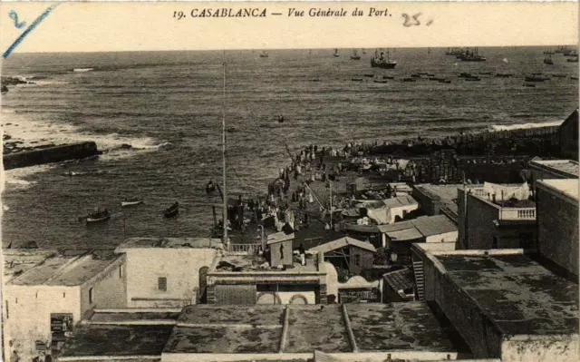 CPA AK Casablanca - Vue Generale du Port MAROC (963285)