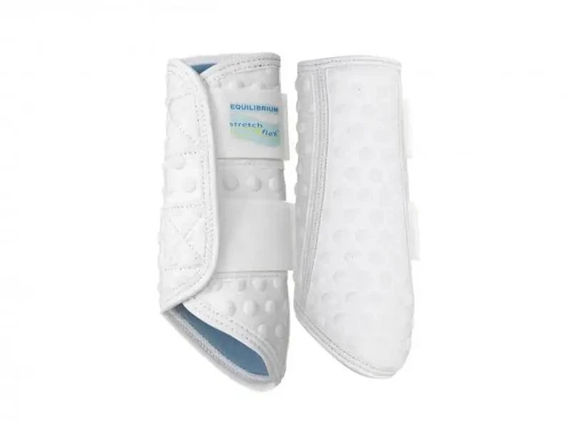 Equilibrium Stretch and Flex Flatwork Wraps White Pair | Horses & Ponies