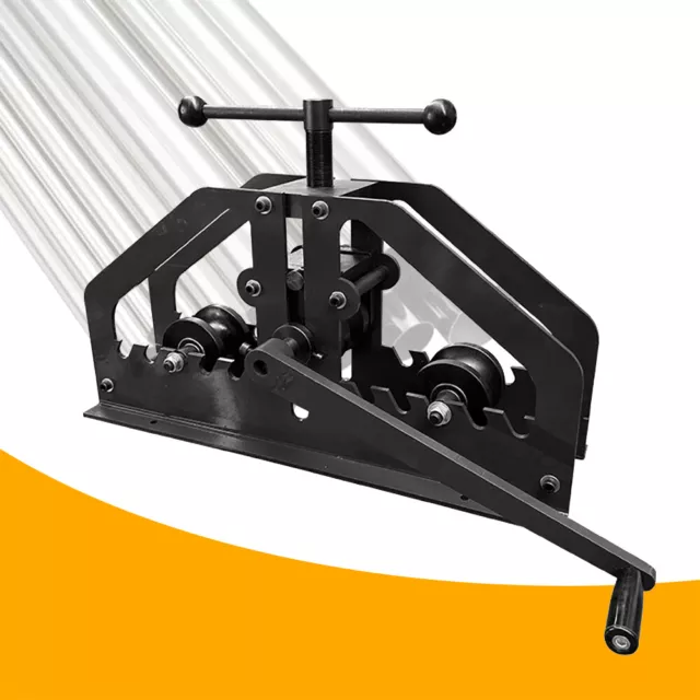 TR-60 Portable Tube Roll Bender Heavy-Duty Manual Round Tube Roller Industrial
